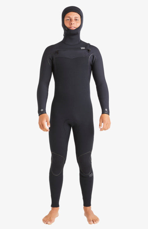 Billabong mens Wetsuit Furnace Natural CZ Hooded 6:5 Neoprene free natural rubber surfshop scheveningen