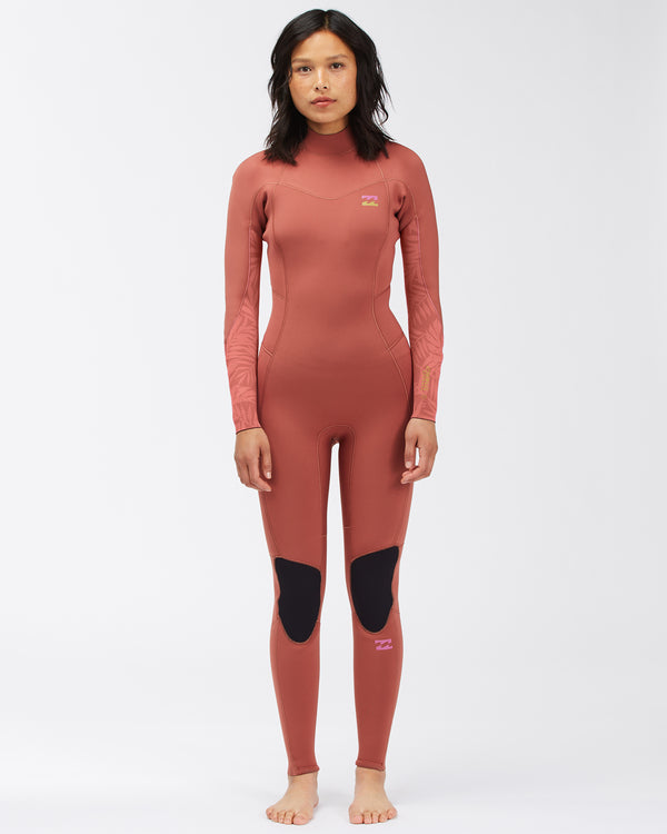 Billabong Wetsuit Womens Synergy Red Clay 3.2 BZ 6