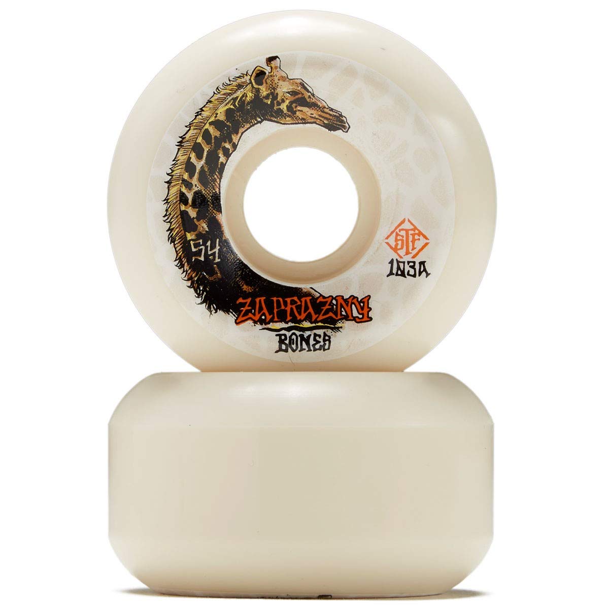 Bones STF Zaprazny Giraffe Sidecut Wheel 103A 54mm Skateshop