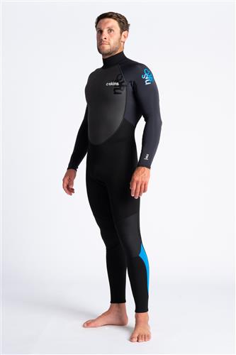 C-Skins Wetsuits Element 3:2 Mens Steamer-BK-AN-CY-2XL BK-AN-CY Noordzee Boardstore surfshop Scheveningen