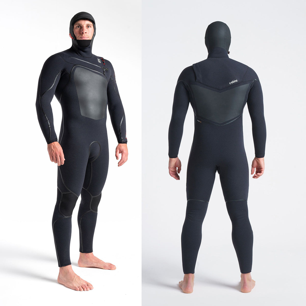 C-Skins Wired+ 6:5 Mens LQS Hooded Steamer Noordzee Boardstore war winter wetsuit cold ice water scandinavia artic baltic surf 2