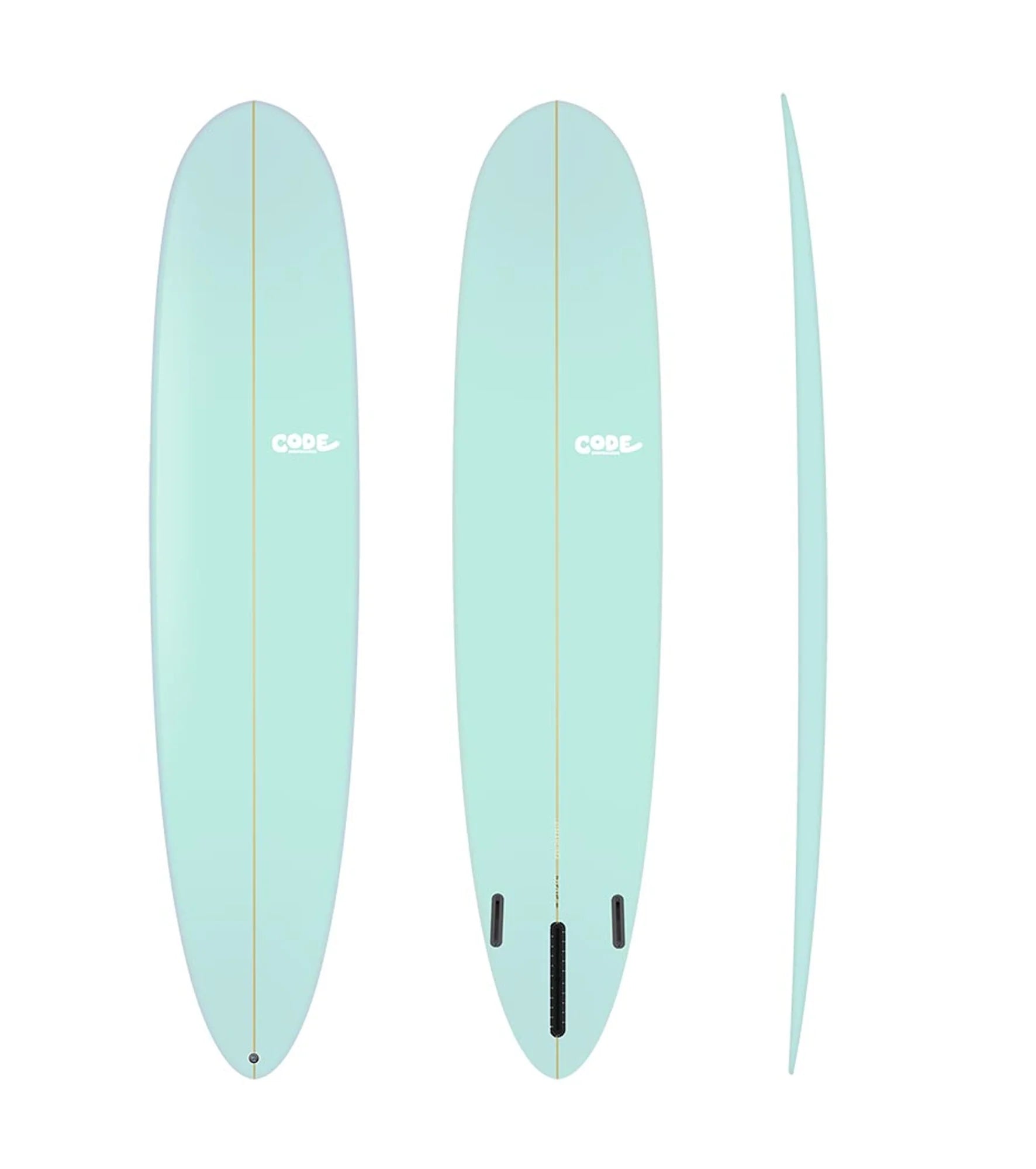 Code Surfboards Streamliner Longboard EPS - Futures - 2 + 1 Fin