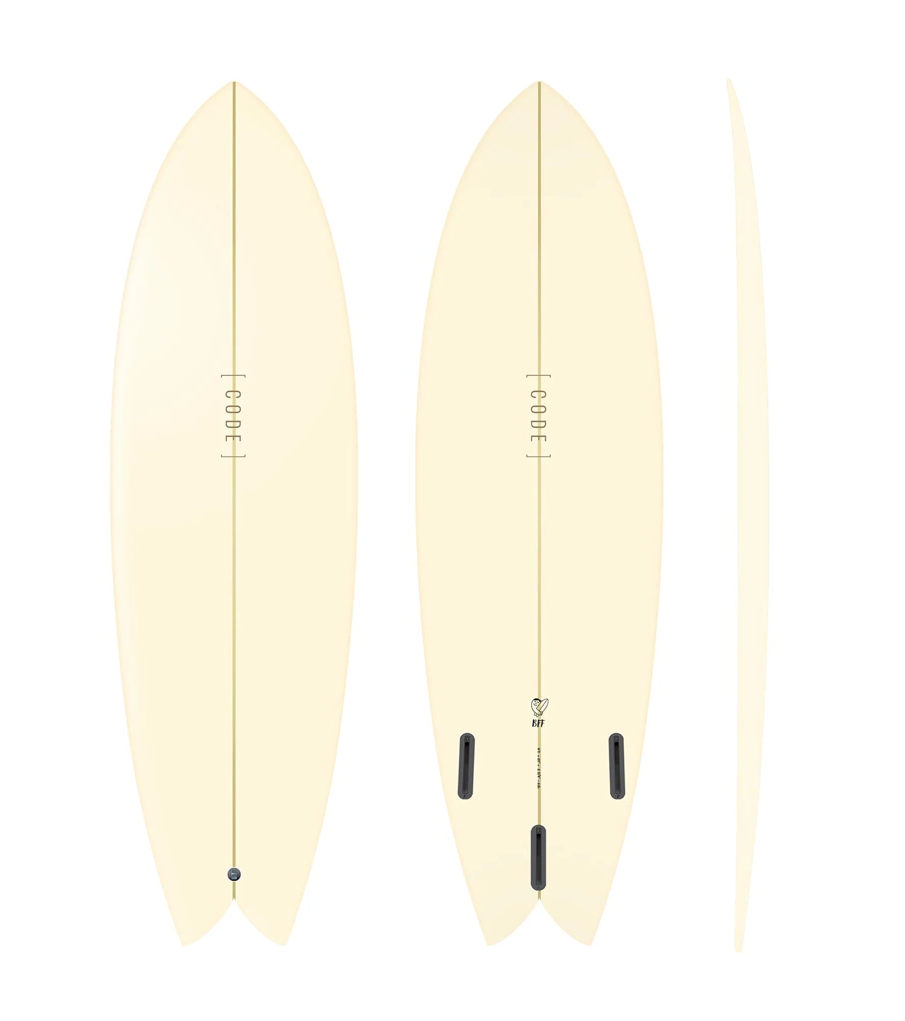 Code Surfboards Best Fish Forever PU - Futures - 3 Fin