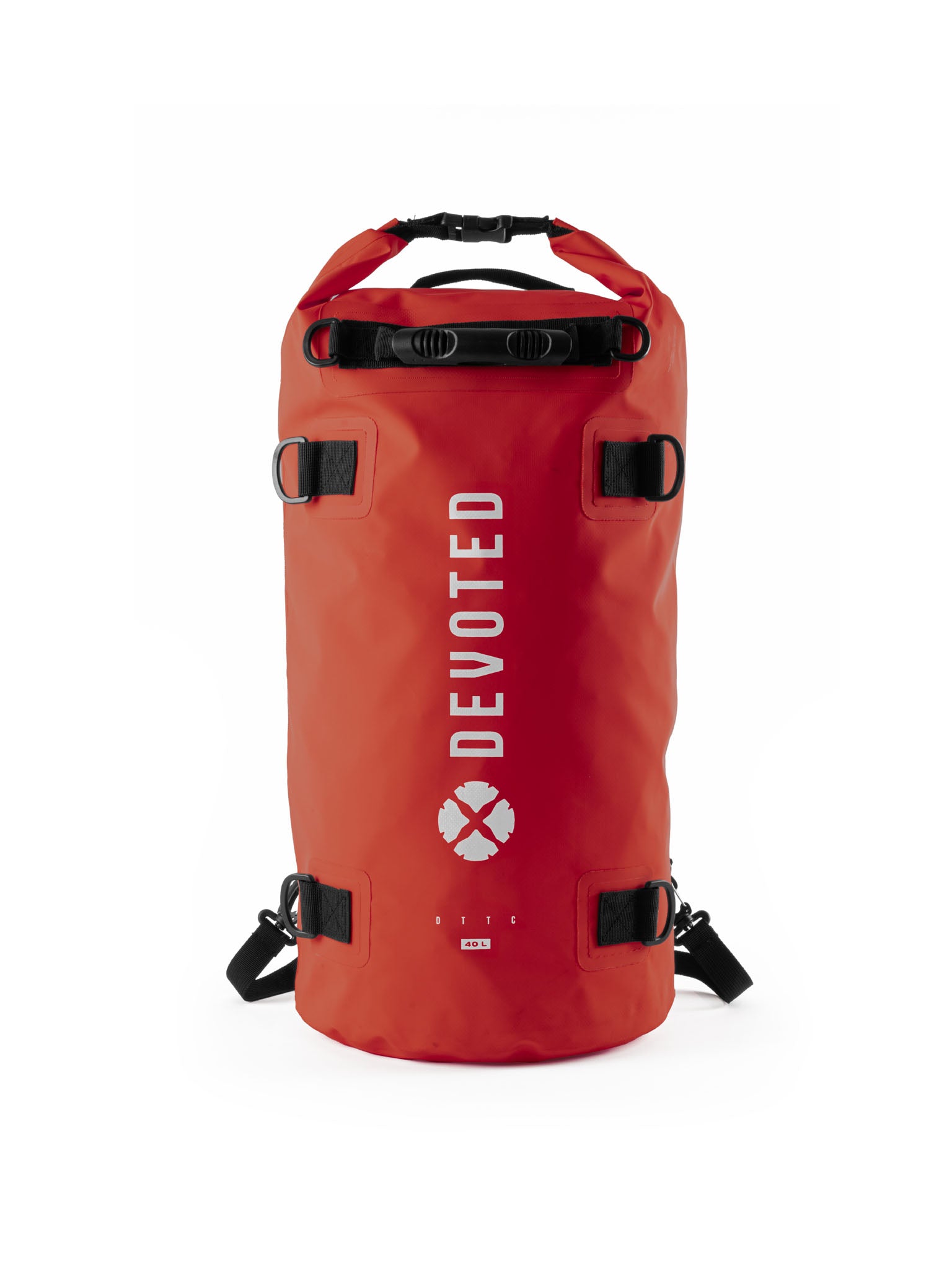 Devoted dry bag backpack red 40L