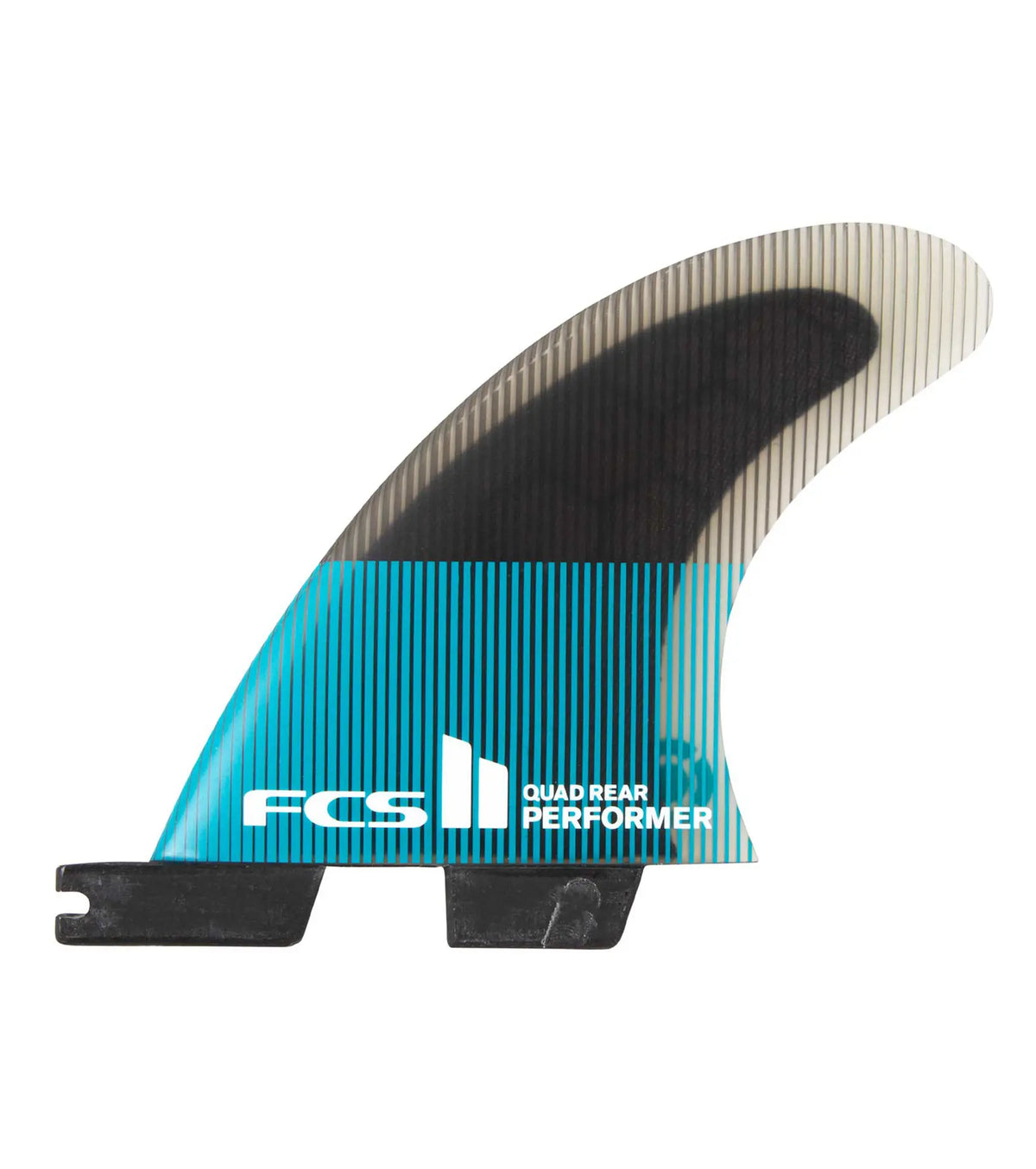 FCS II Performer Performance Core Quad Rear Fins - Teal / Black