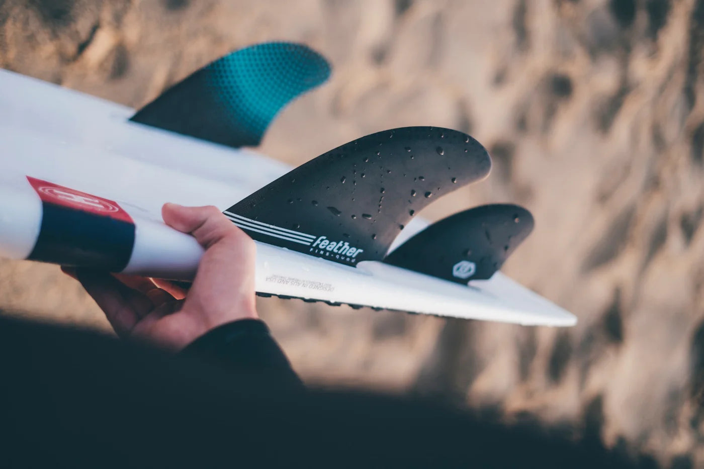 Featherfins Semi Keel Quad Single Tab Futures Black Machado Seaside & Beyond Firewire surfshop benelux belgie nederland noordzee boardstore