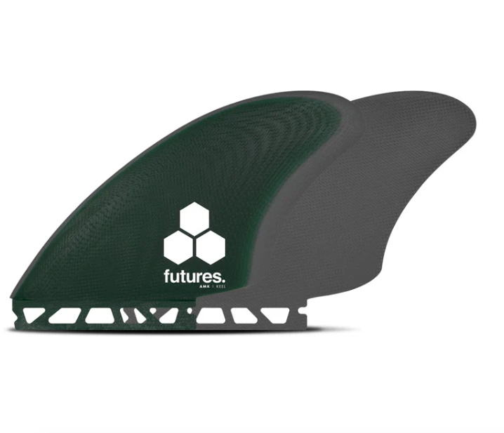 Futures Fins AMK Al Merrick Keel Twin - Green / Grey Noordzee Boardstore Surfshop Holland