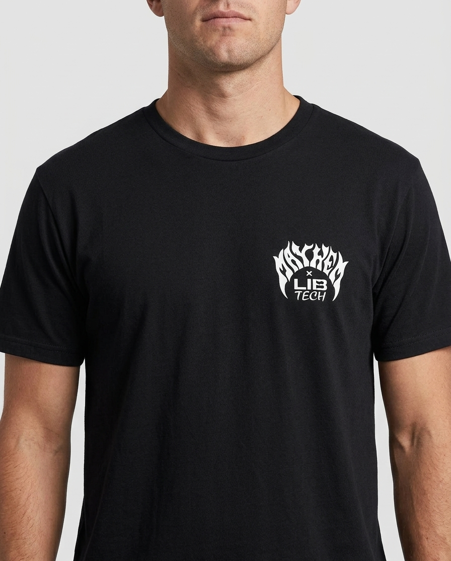 Lost Mayhem t-shirt tee shirt surfshop noordzee libtech black Noordzee Boardstore Clothing Sale Walden Surfboards GSI Modern