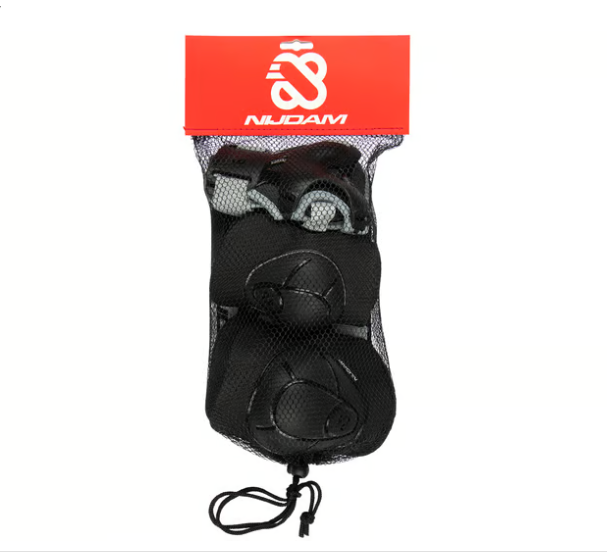 SKATE Protection Set - Kids - NEO NERO ( S - M - L )