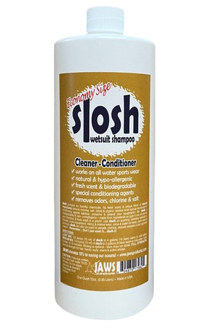 Slosh 950 ml slosh wetsuit shampoo/conditioner Noordzee Boardstore surfshop Scheveningen