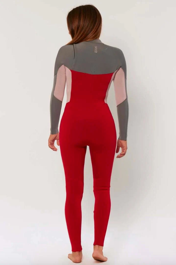 Sisstrevolution Wetsuit Women Red Seven Seas Noordzee Surfshop