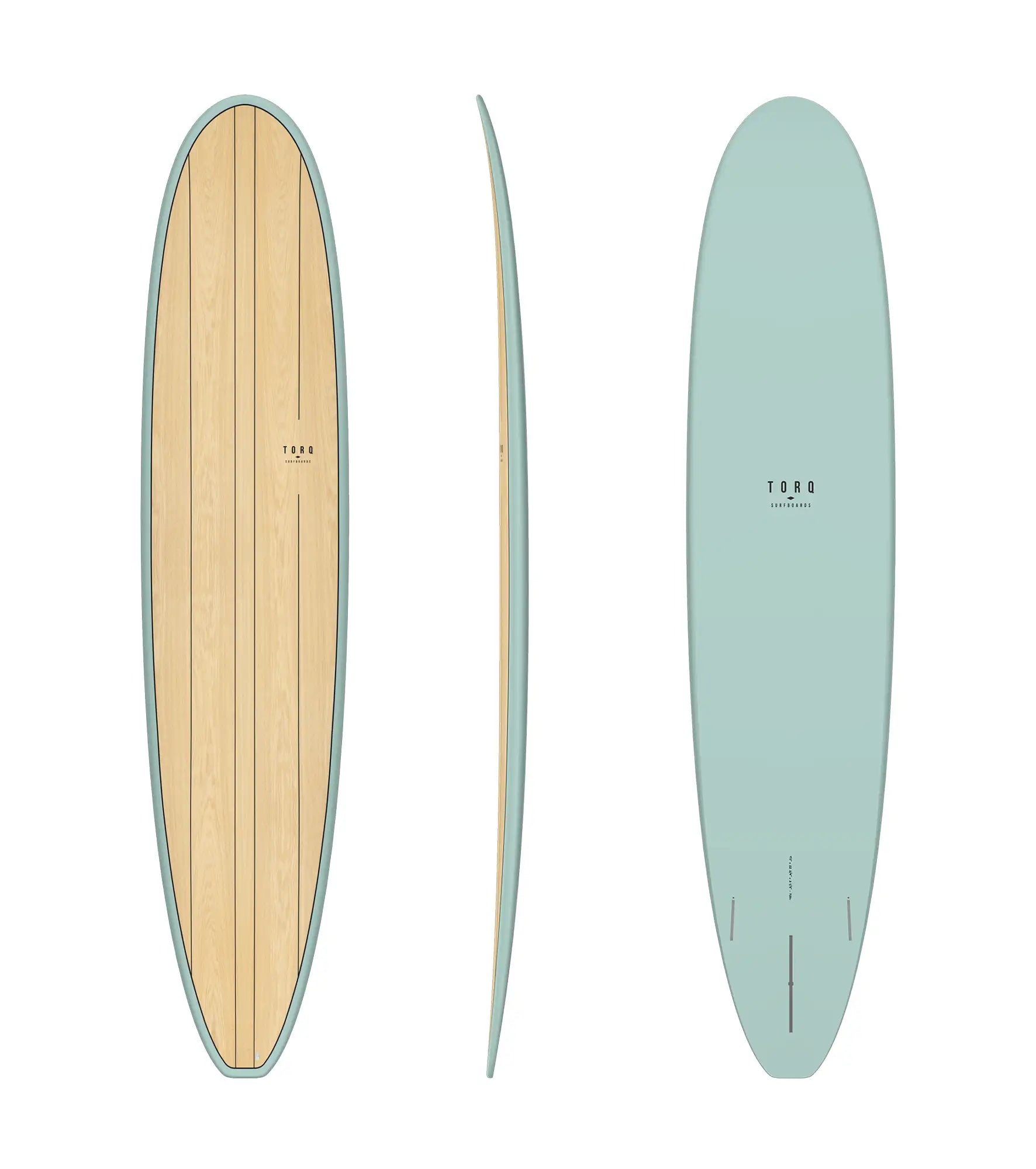 Torq Longboard TET - Futures - 2 + 1 Fin - Wood Deck