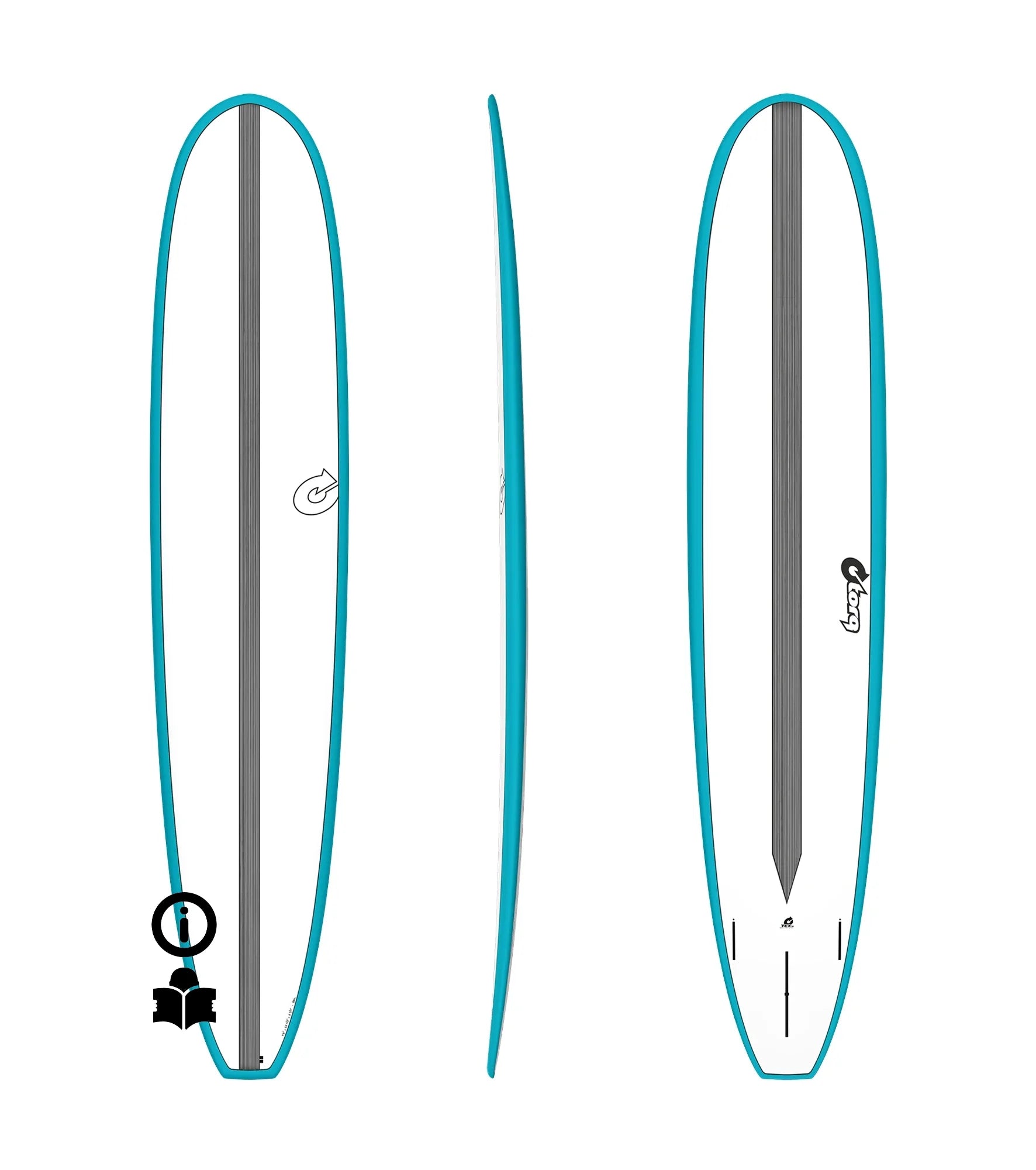 Torq Longboard CS - Futures - 2 + 1 Fin FACTORY SECOND