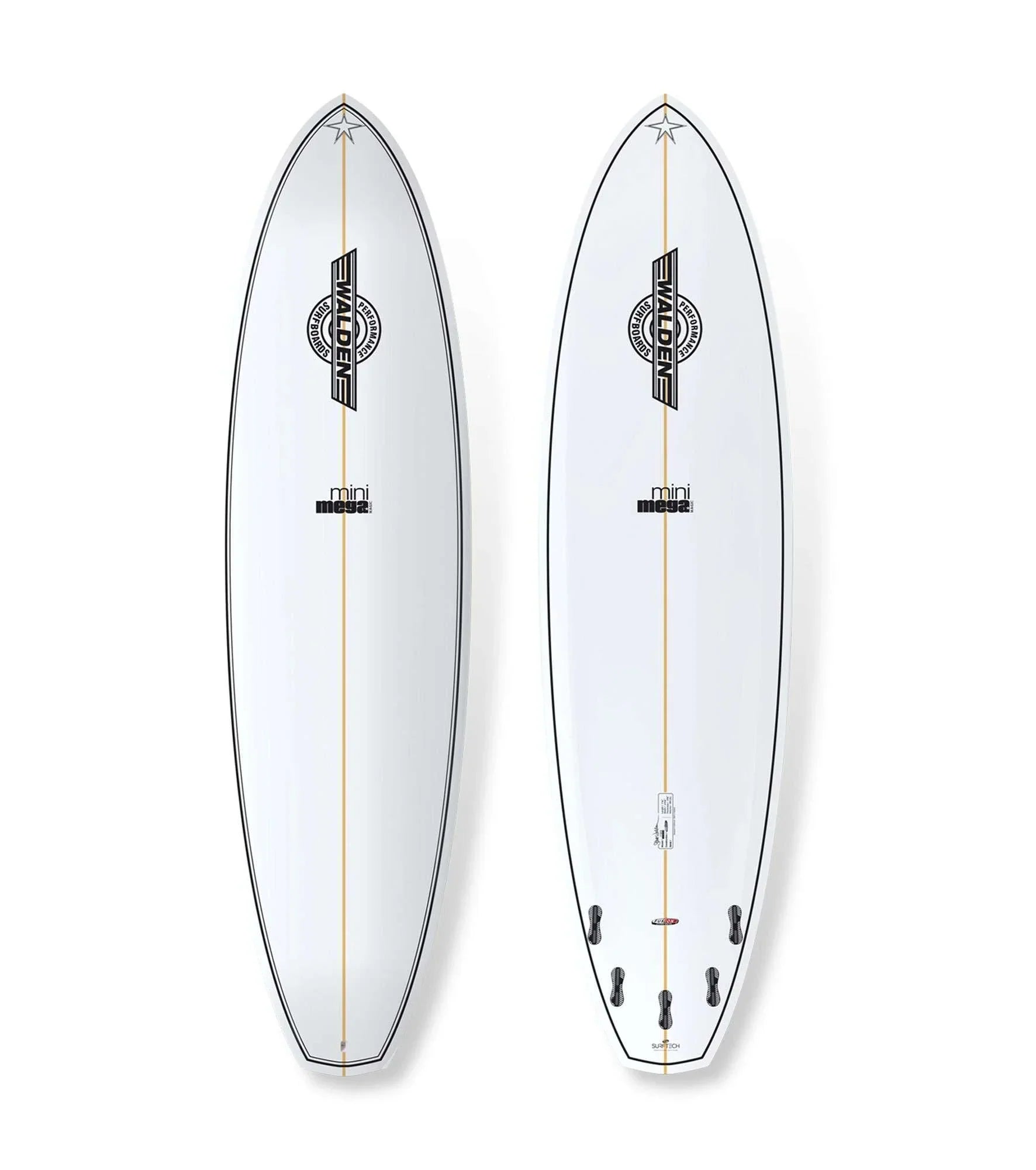 Walden Mini Mega Magic - Fusion HD - FCS II - 5 Fin FACTORY SECOND