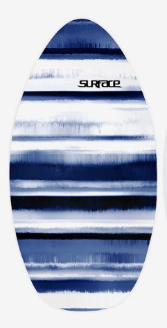 Wave Rebel Skim board Surface Blue and White 40" Inch zee sea beach strand bodyboarden fun kids surfen