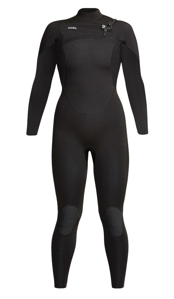 XCEL Wetsuit Womens Comp CZ 3:2 Black Noordzee Boardstore Xcel Nederland