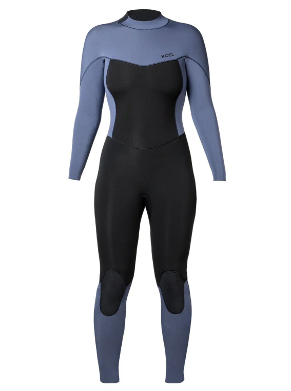 XCEL Wetsuit Womens TD IR Comp BZ 4:3 Blue surfshop noordzee