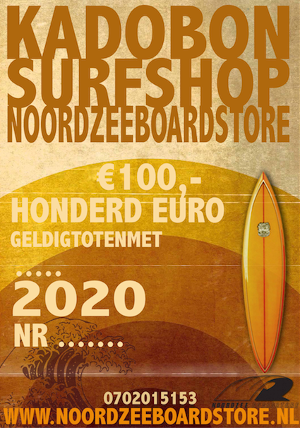 Noordzee Boardstore Surfshop Kadobon Gift Voucher