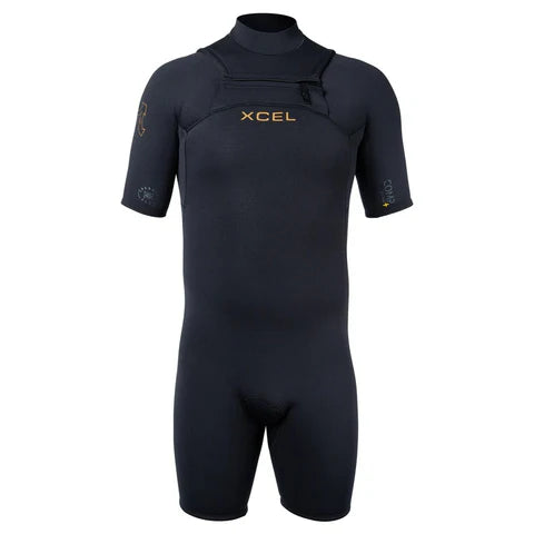 Xcel Men's Comp + Short Sleeve Spring Wetsuit 2/1.5MM