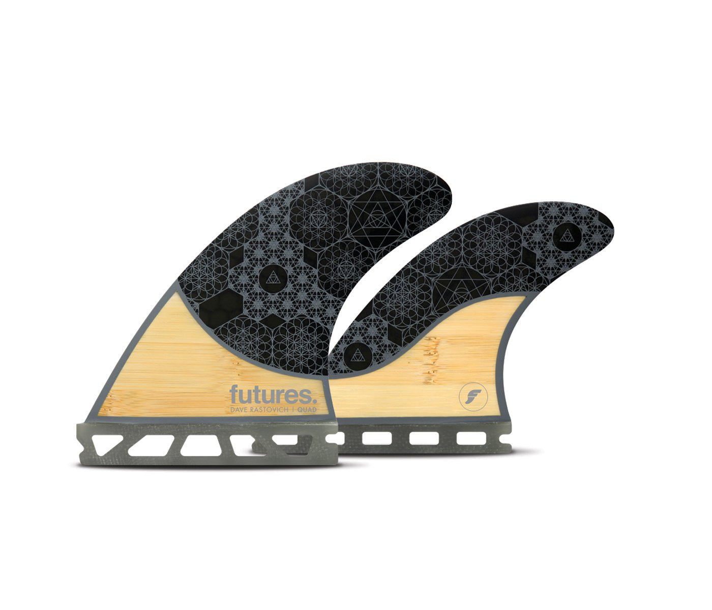フィン　フューチャー クアッドフィン QUAD RASTA BAMBOO Futures Rasta Quad - Neutral - Bamboo