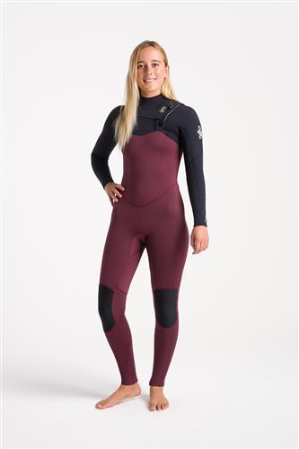 C-Skins Wetsuits CW-Solace 5:4:3 Womens GBS Chest Zip Steamer WI-BX-PT- 12 WI-BX-PT Noordzee Boardstore surfshop Scheveningen