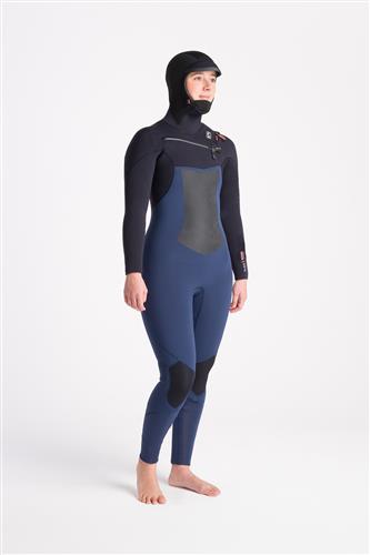 C-Skins Wetsuits NuWave ReWired 6:5 Womens Hooded Steamer-BS-BX-CO-12 BS-BX-CO Noordzee Boardstore surfshop Scheveningen