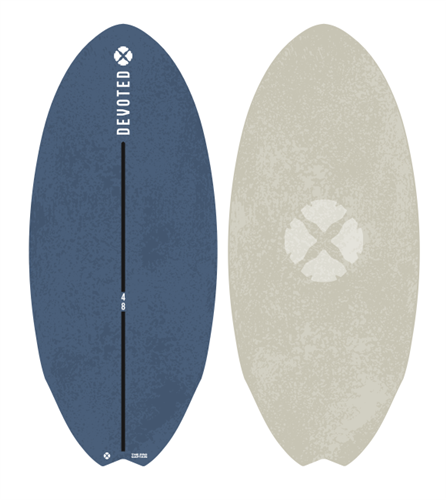 Devoted devoted "the pro captain" skimboard 48" Noordzee Boardstore surfshop Scheveningen