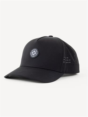 Devoted devoted quick dry 5 panel cap black OSFM Noordzee Boardstore surfshop Scheveningen