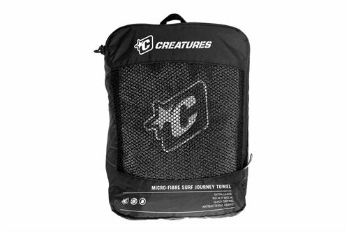 Creatures of Leisure journey towel : charcoal Noordzee Boardstore surfshop Scheveningen