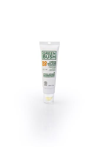 Greenbush greenbush 2 in 1 sunscreen - spf 50 - & nourishing lip balm Noordzee Boardstore surfshop Scheveningen