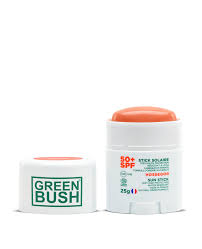 Greenbush greenbush sunscreen stick - spf 50+ - mineral - pink - 25 g Noordzee Boardstore surfshop Scheveningen