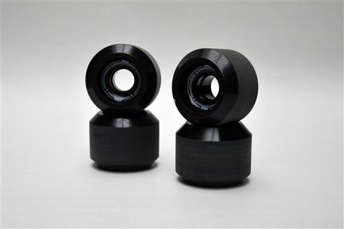 Slide Surf Skateboards slide 65mm wheel set 78A black (pack of 4 wheels) Noordzee Boardstore surfshop Scheveningen
