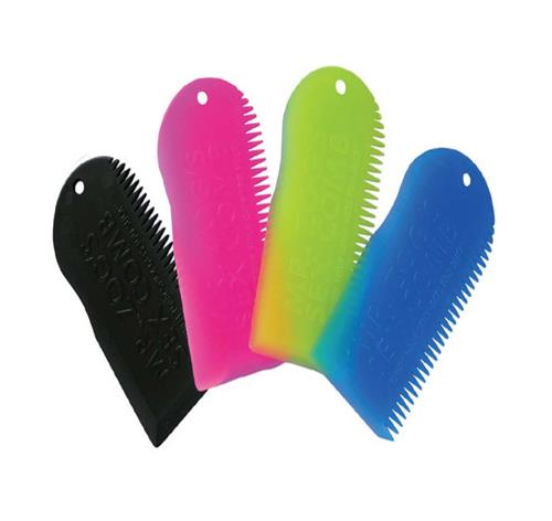 Sex Wax sex wax waxcomb: black, red, yellow, blue, 5 of each color Noordzee Boardstore surfshop Scheveningen