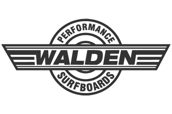 The Walden Surfboards logo, from the father of the modern longboard, available at Noordzee Boardstore. Noordzee Boardstore surfshop Surfschool webshop surfboardrepairs Scheveningen