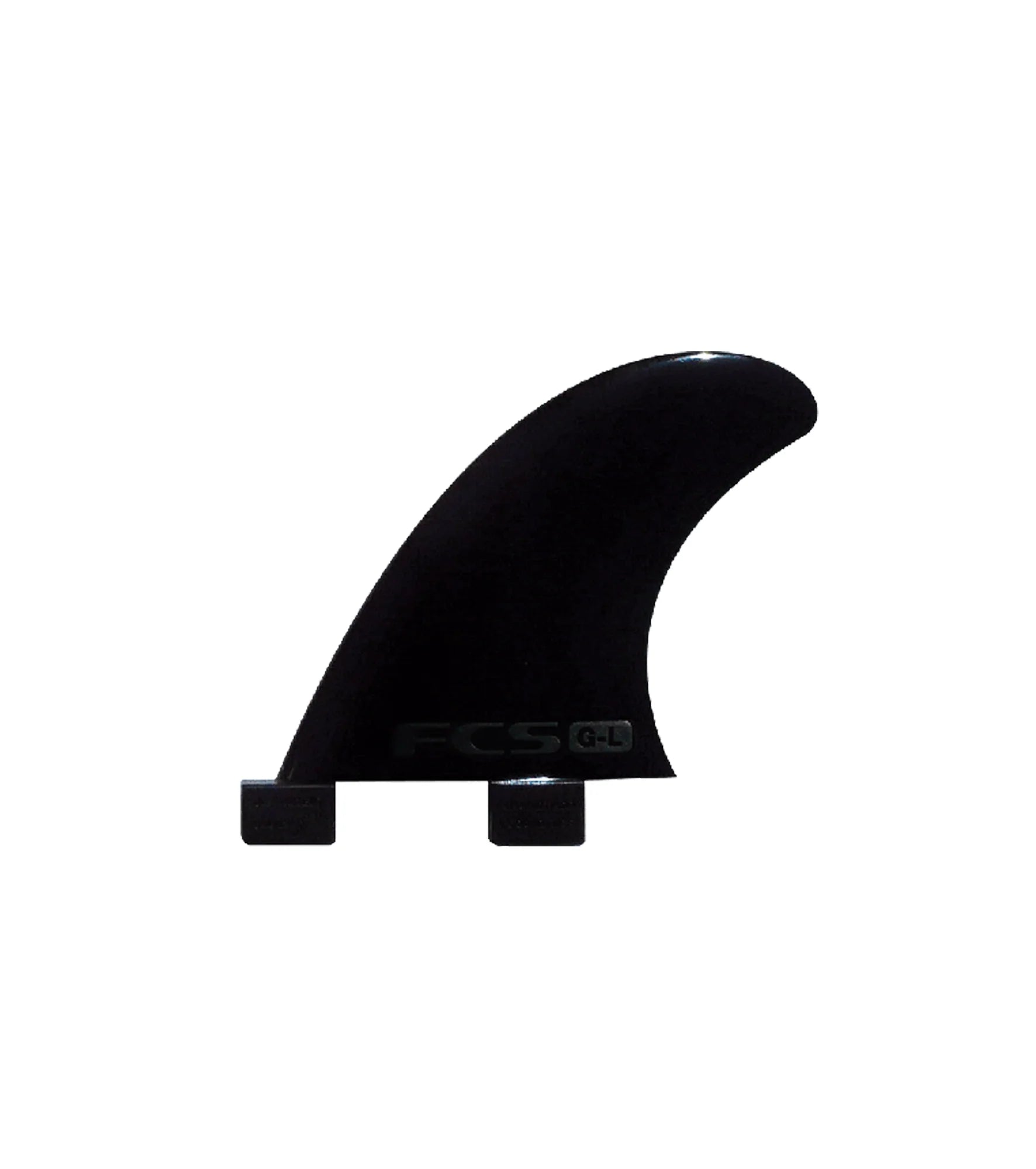 FCS GL Side Fins Natural Glass Flex Sidebite Fins with Fin Key