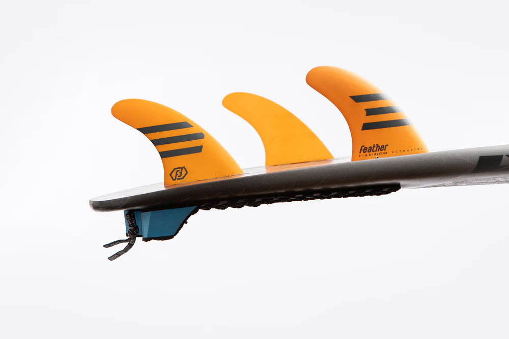 Featherfins Single Tab Futures Ultralight  Orange Thruster