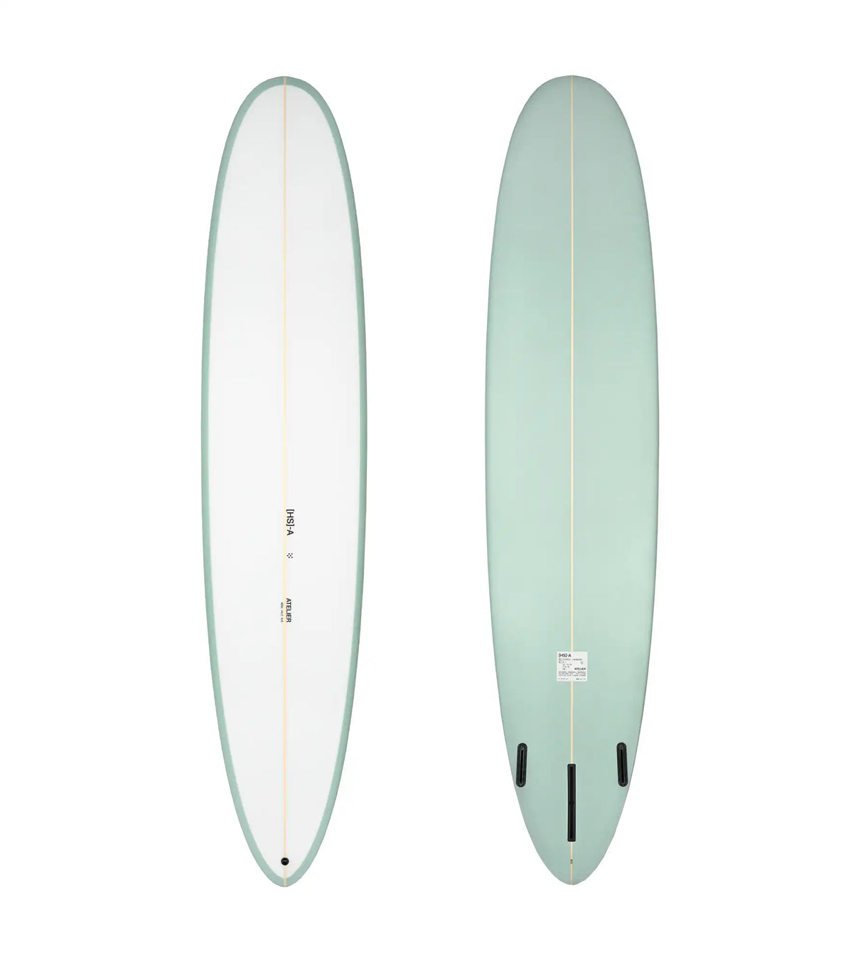 HS Atelier Classic Longboard PU - Futures - 2 + 1 Fin - Teal