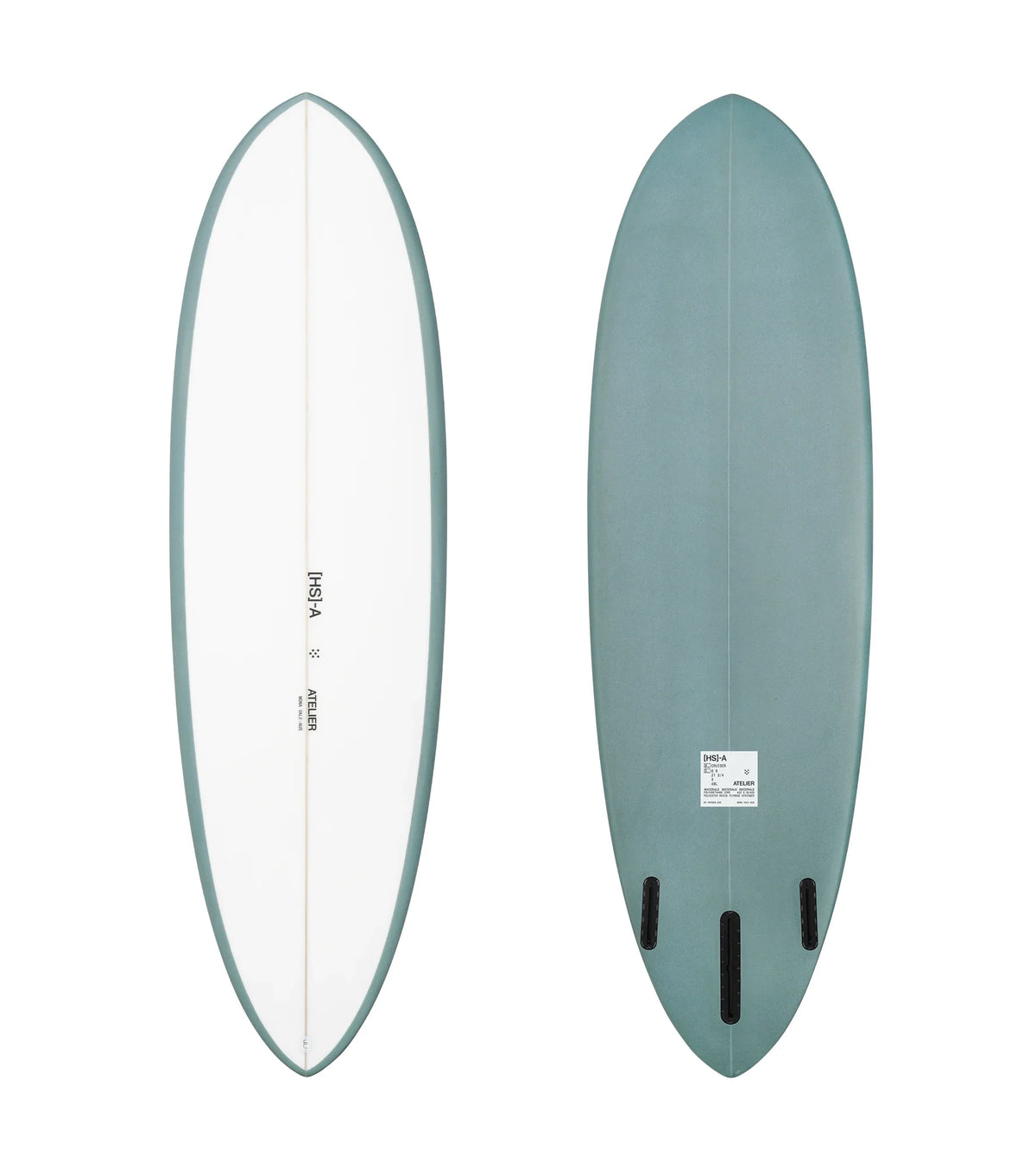 HS Atelier Cruiser PU - Futures - 2 + 1 Fin - Teal