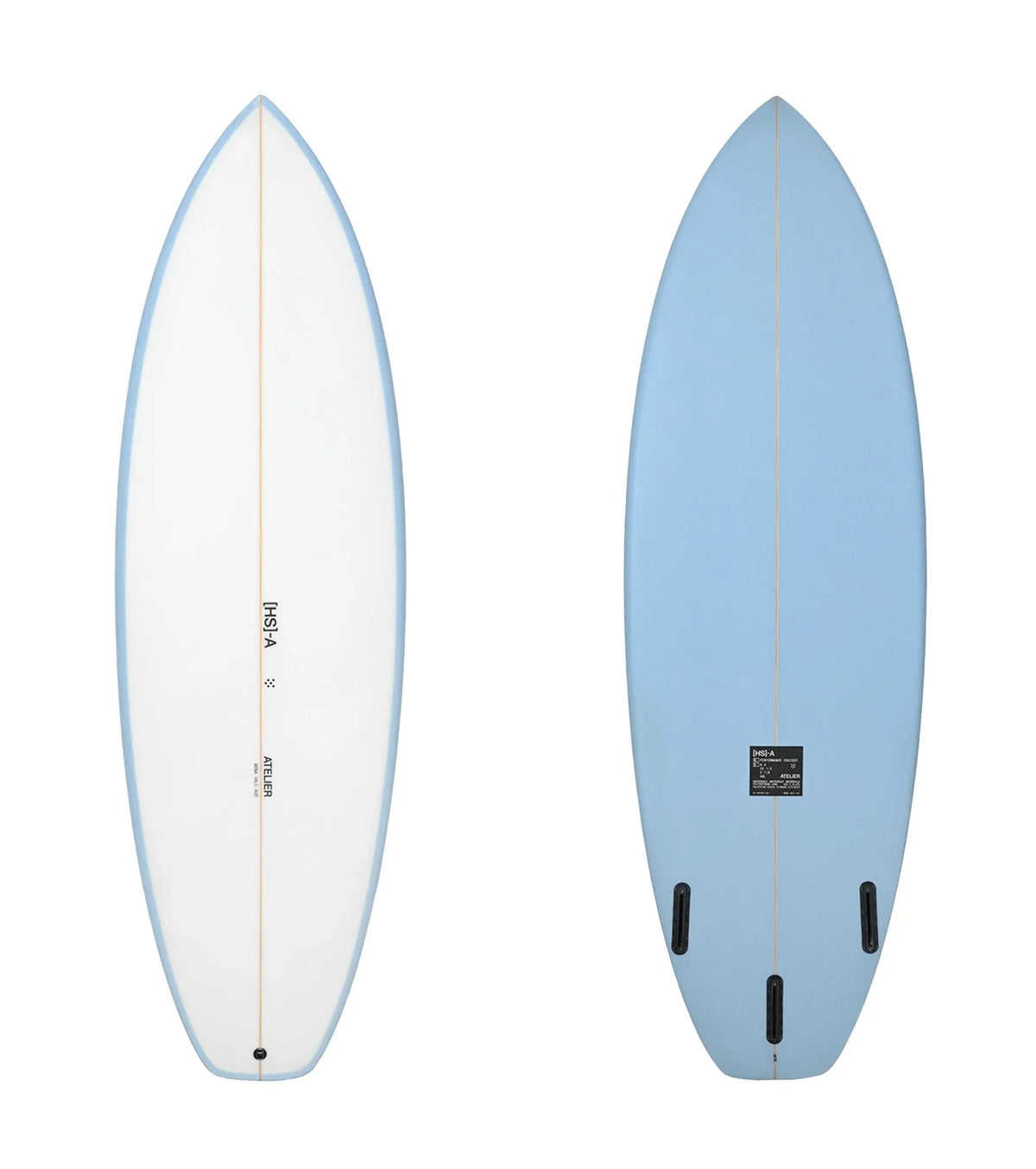 HS Atelier Performance Cruiser PU - Futures - 3 Fin - Blue Moss