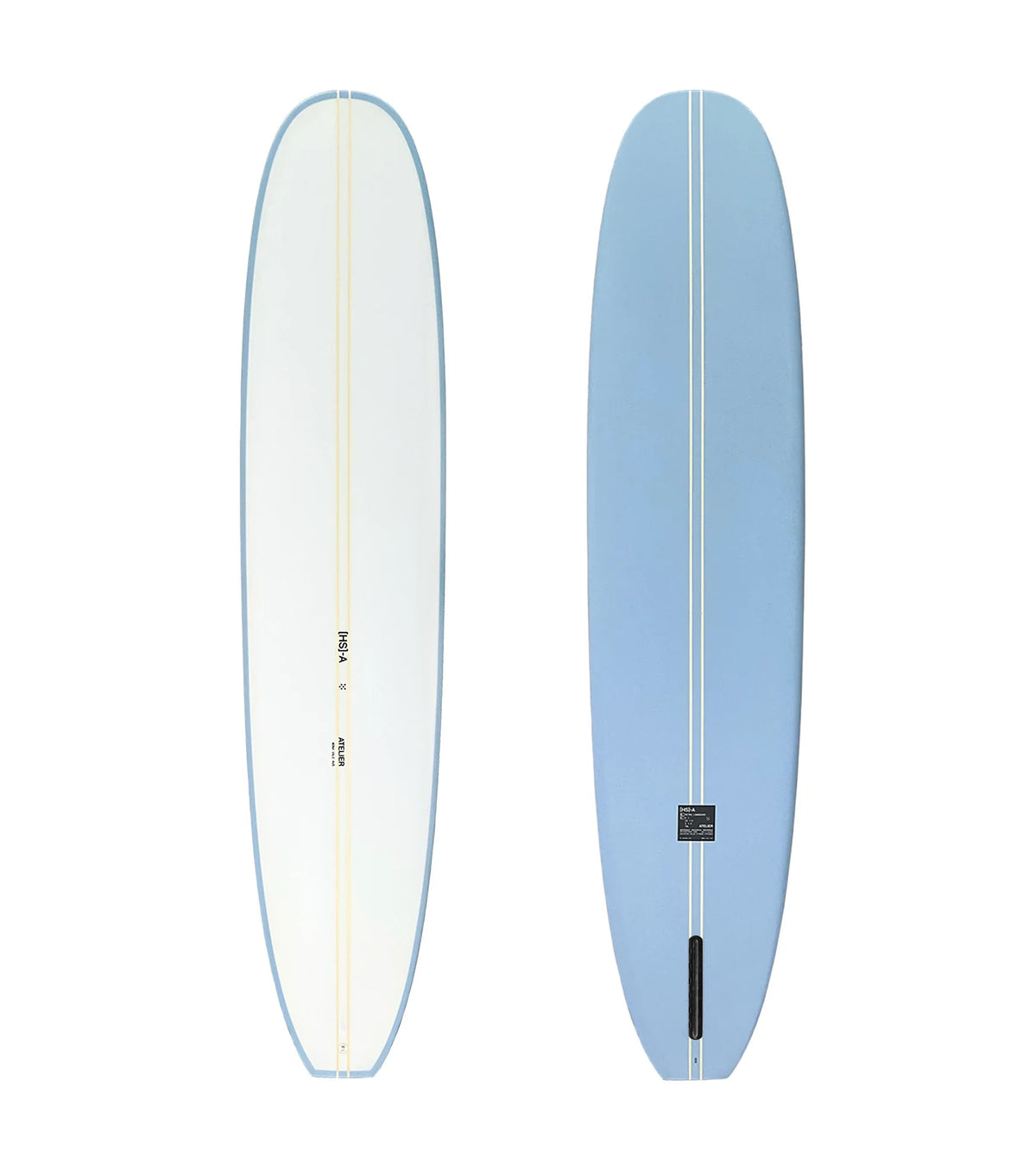 HS Atelier Retro Longboard PU - Single Fin - Blue Moss