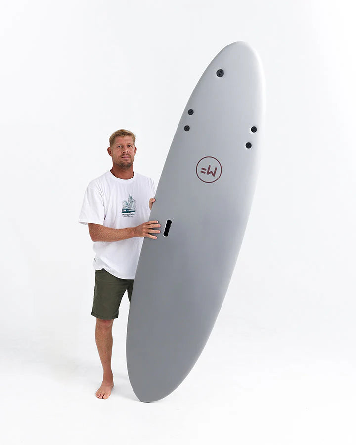 Mick fanning Surfboards Alley Cat Super Soft Grey/Grey Noordzee Boardstore Surfshop Single Fin MF Soft