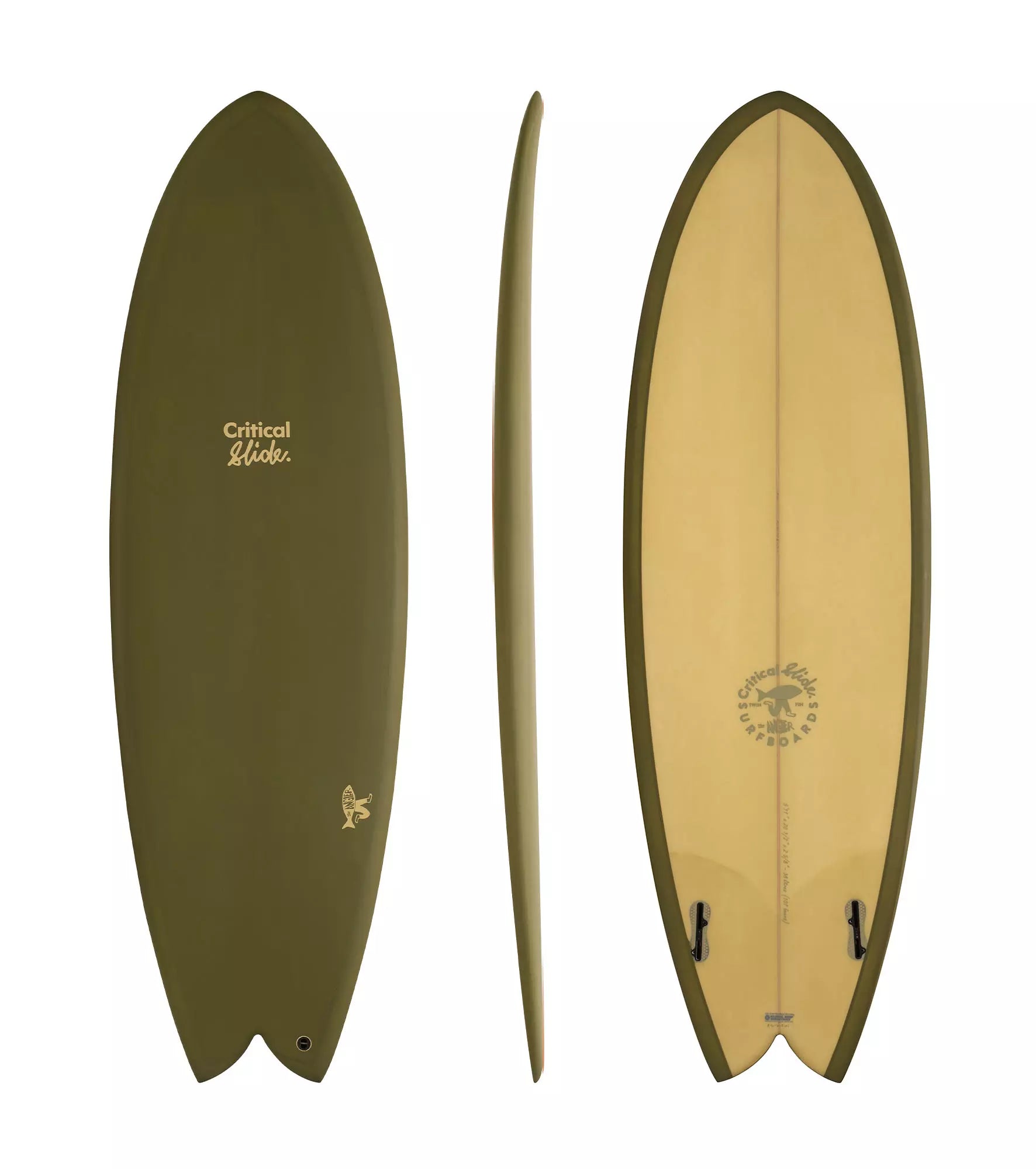 Critical Slide Angler PU - FCS II - 2 Fin FACTORY SECOND