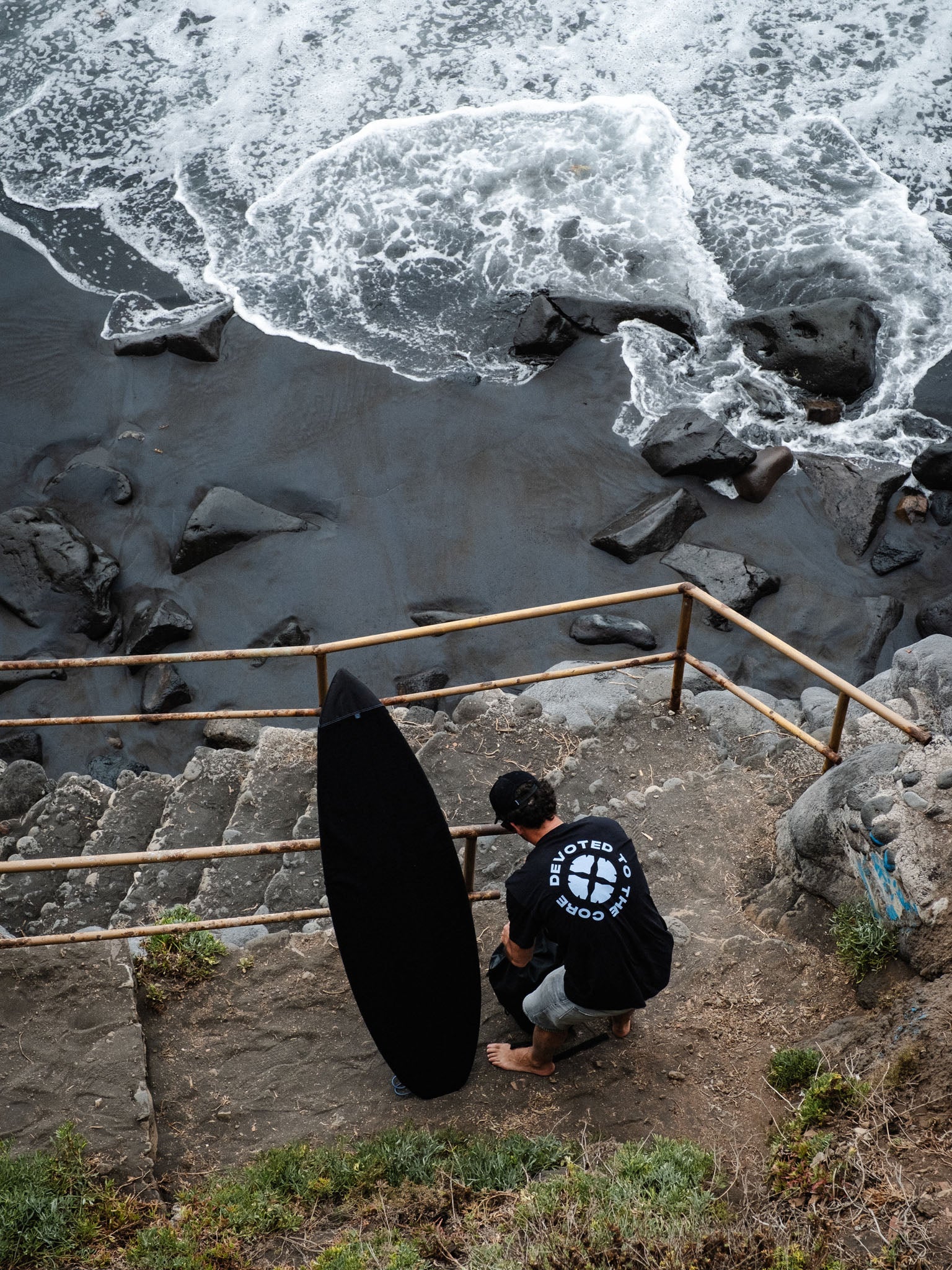 Devoted Shortboard Stretch Sock Black