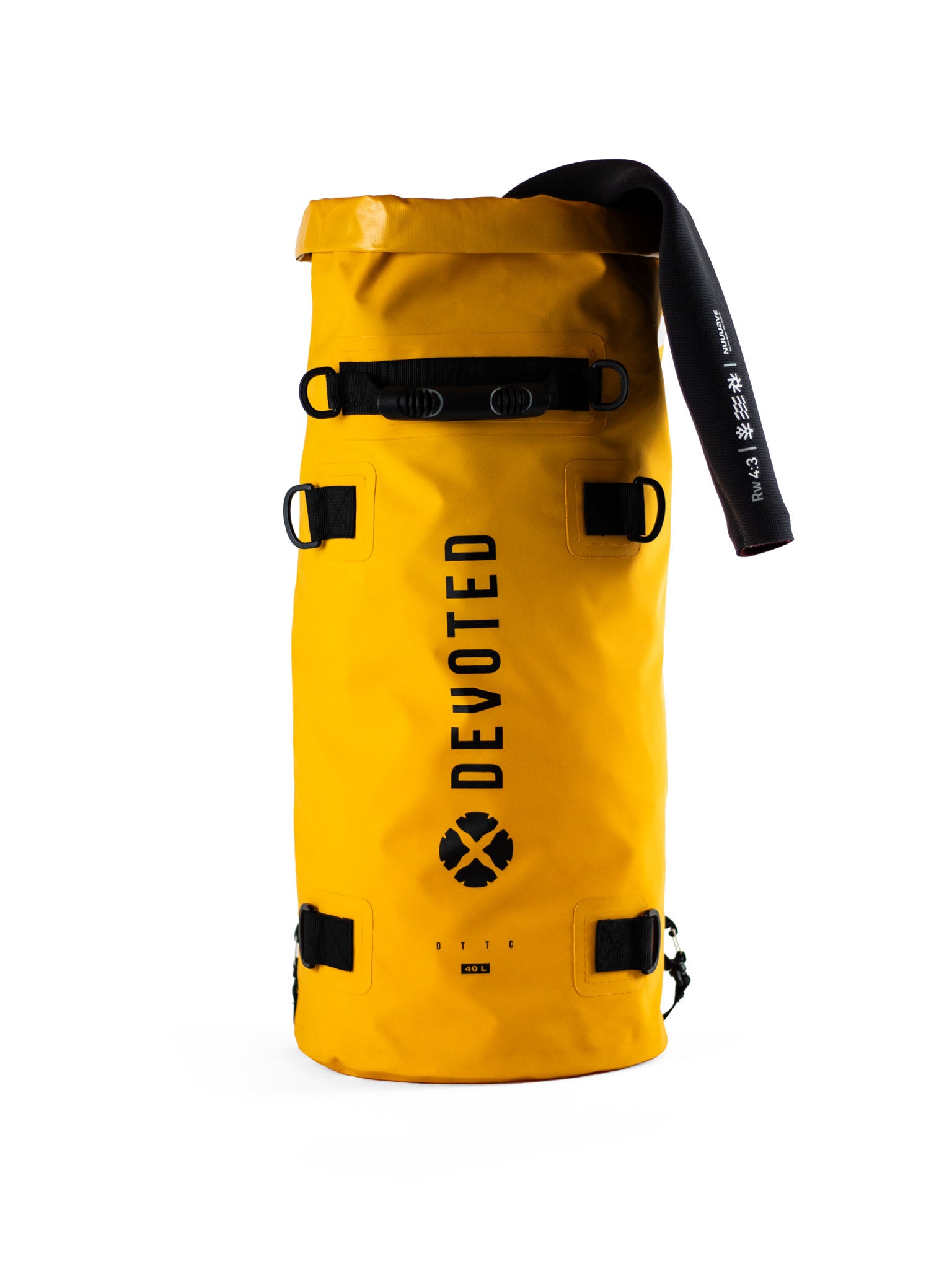 Devoted dry bag backpack yellow 40L