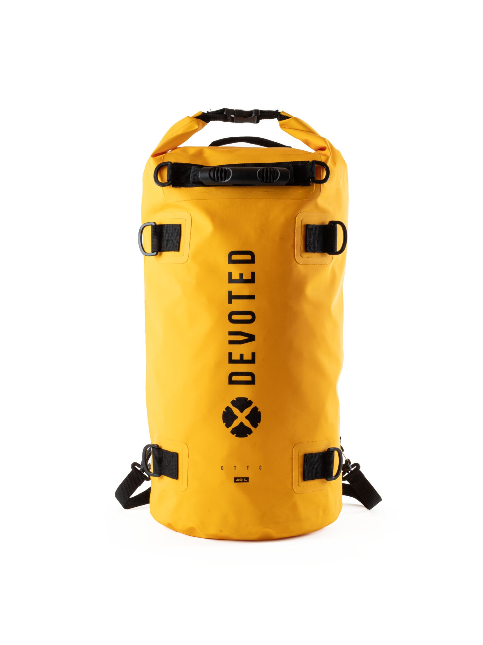 Devoted dry bag backpack yellow 40L