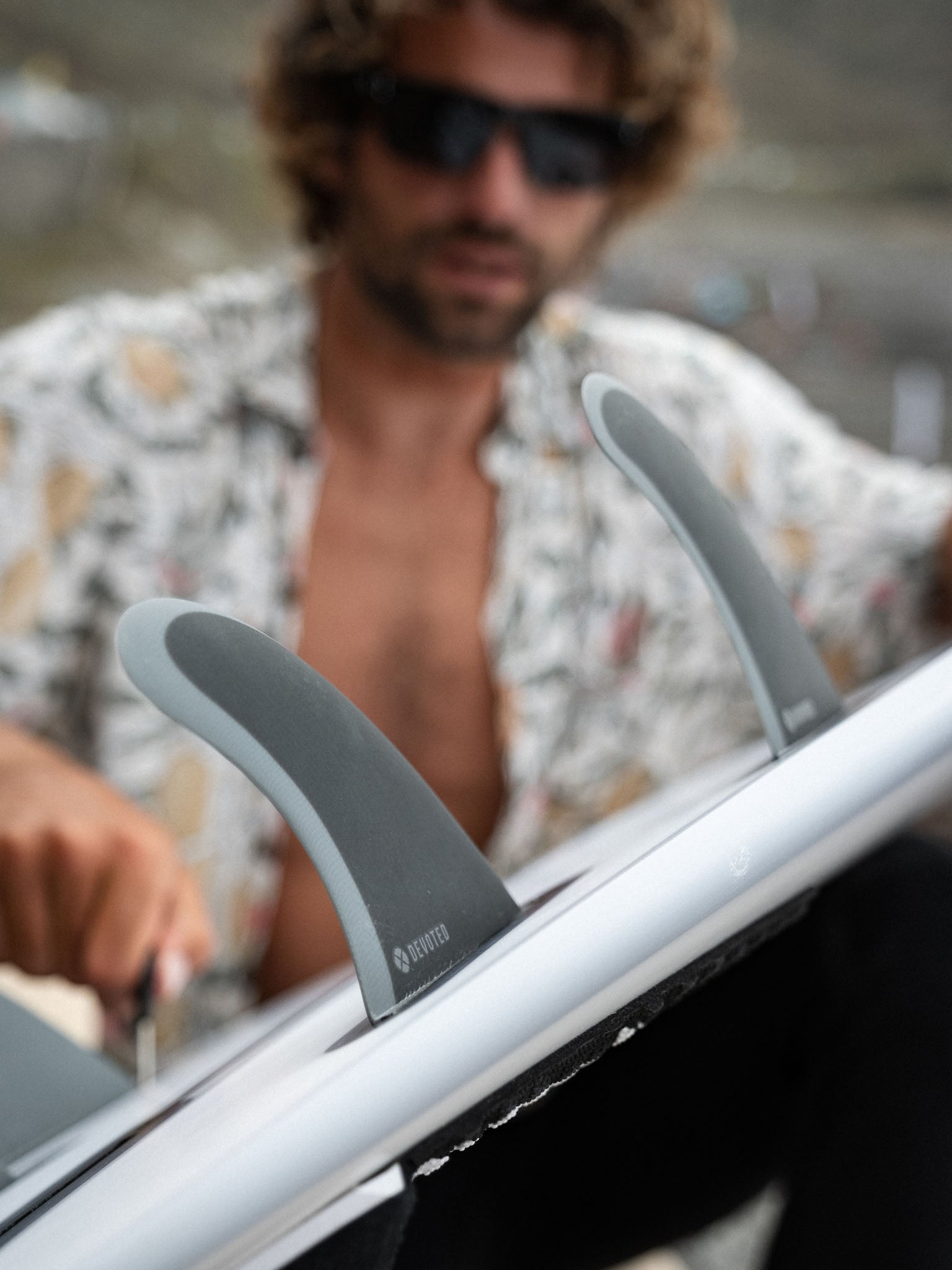 Devoted Futures Single Tab Quad Fin Set Fibreglass