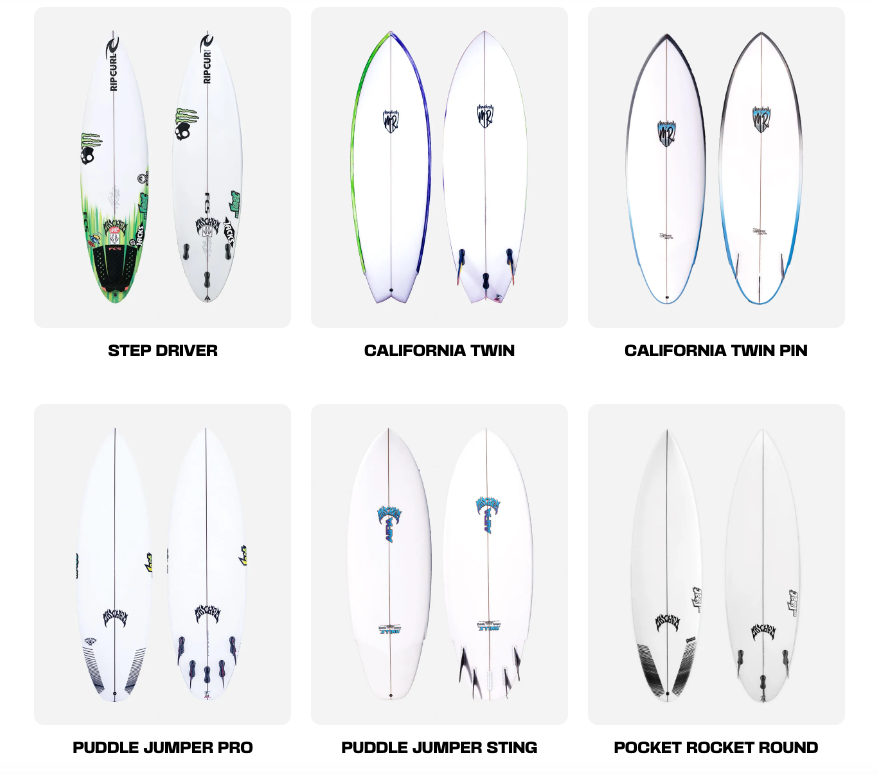 Double Dart and Black Sheep. Also additions like paintjobs and carbon patches are all possible. Feel free to contact the shop for all options Noordzee Boardstore
