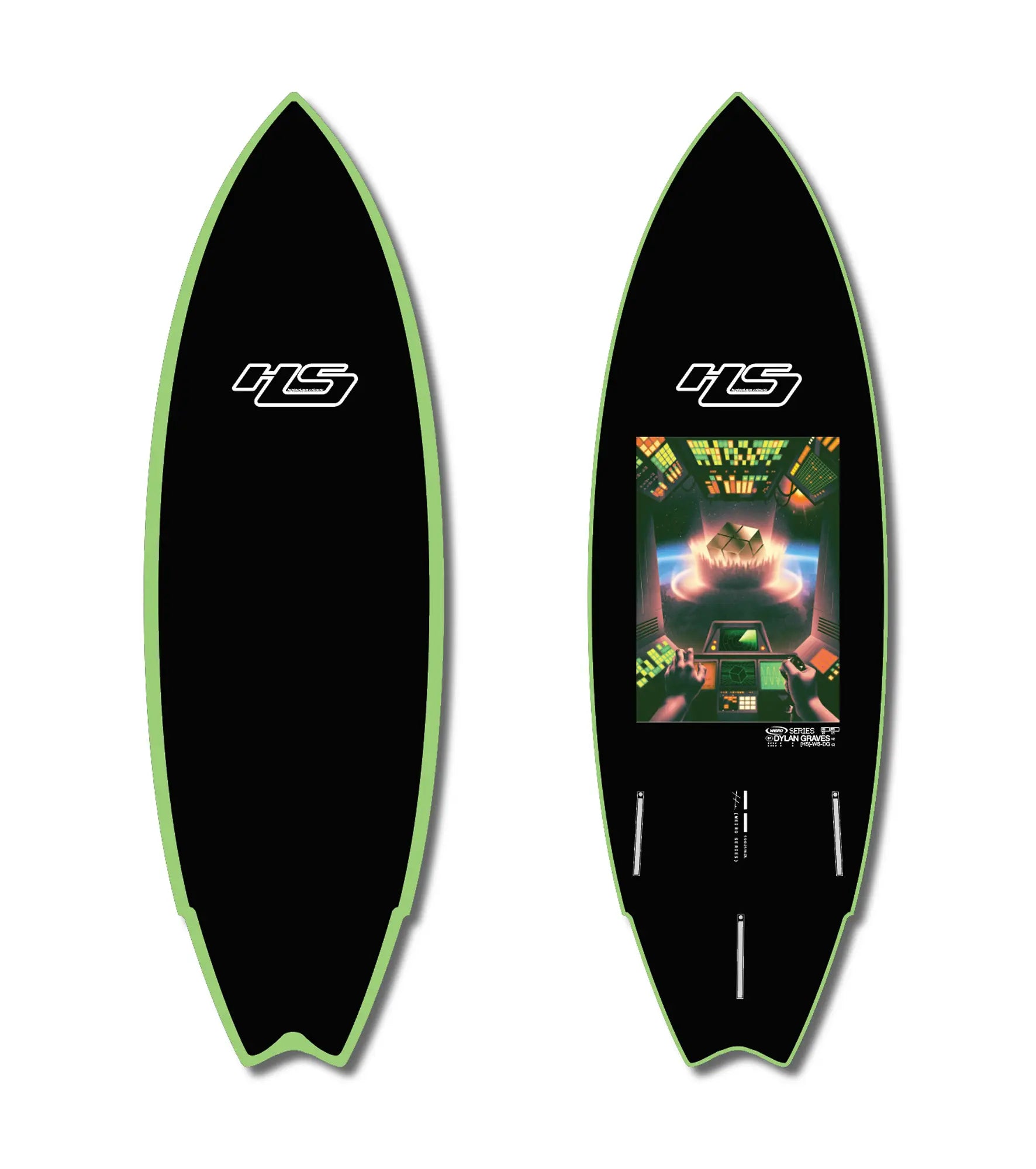 Haydenshapes Dylan Graves Weird Series Epoxy SOFT - Futures - 3 Fin