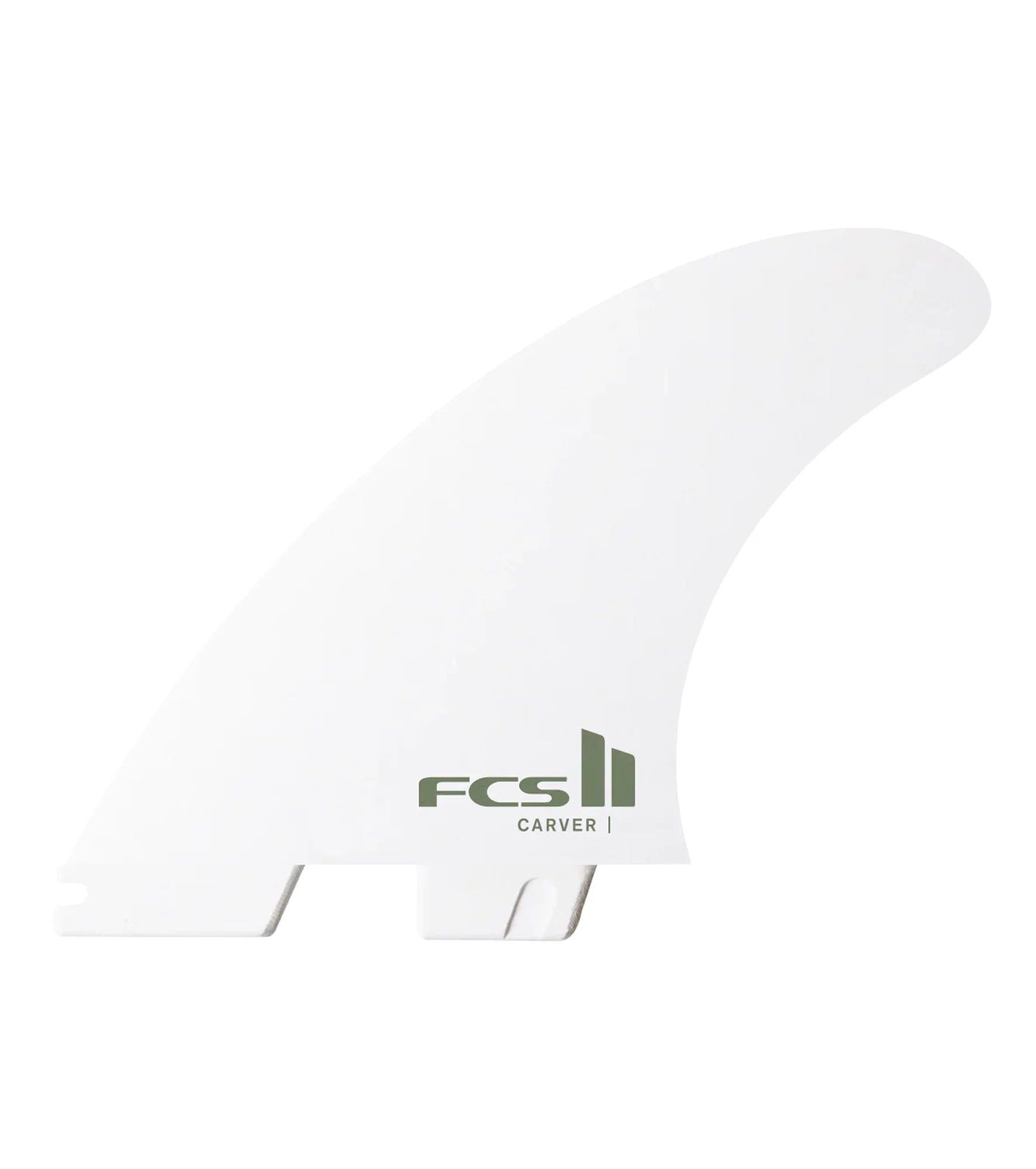 FCS II Carver Performance Core Thruster Fins - White Edition