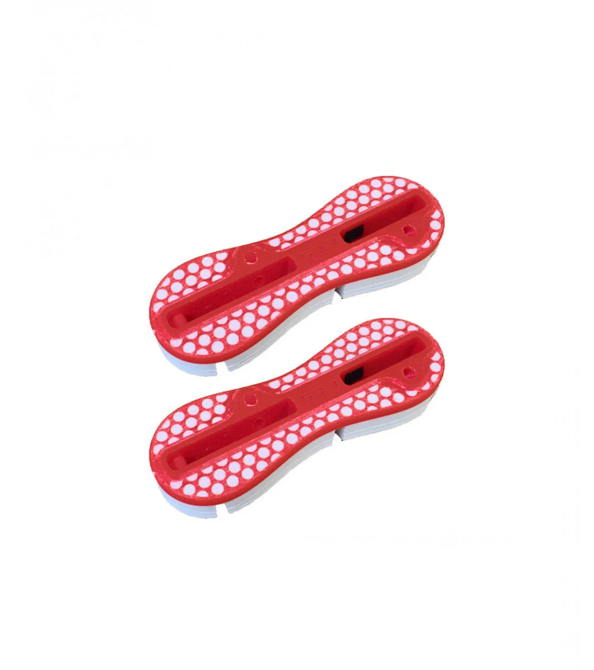 FCS II Side Fin Plug Set - Red Mood